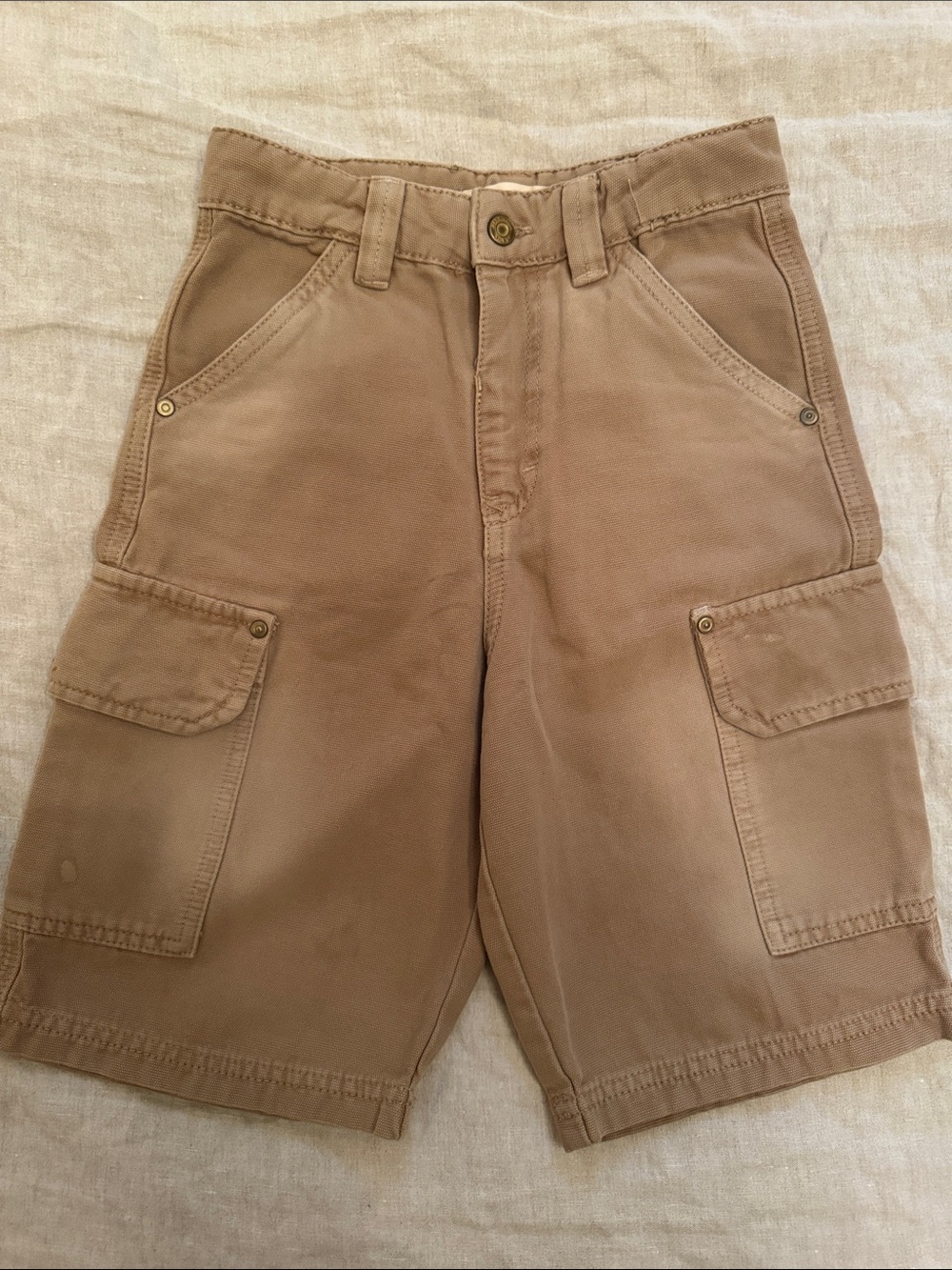 Zara boys brown Cargo Shorts for Kids